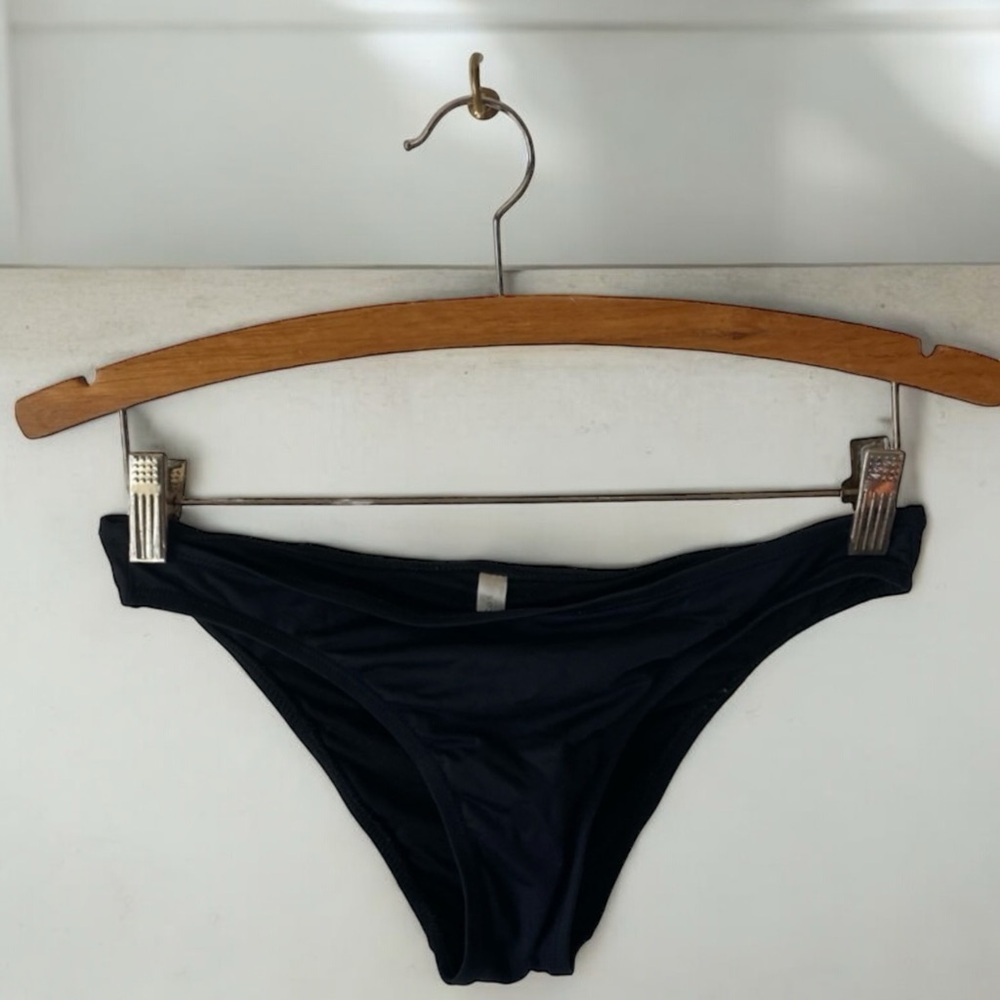 Francesca’s black bathing suit bikini bottoms S